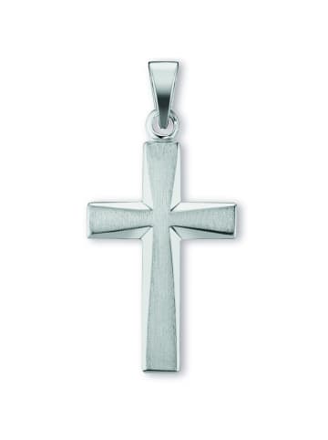 ONE ELEMENT  Kreuz Anhänger aus 925 Silber in silber