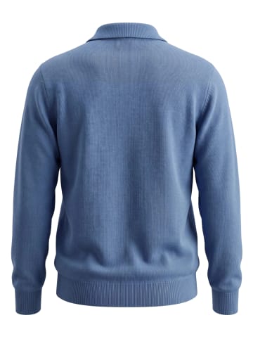 Zero Strickpullover mit Polokragen in Pacific Coast