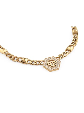 Philipp Plein Halskette mit Anhänger in Gold – (L)45cm