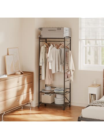 SoBuy Kleiderständer in Anthrazit - (W) 38 x (H) 175 x (L) 70 cm