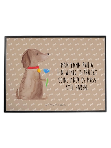 Mr. & Mrs. Panda tischpad Hund Blume mit Spruch in Hundeglück