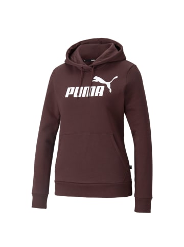 Puma Kapuzenpullover mit Kägurutaschen in Dunkelrot
