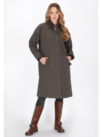 DreiMaster Vintage Women Coat in dark olive