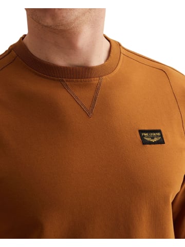 PME Legend Sweatshirt CREWNECK AMERICAN CLASSIC in Braun