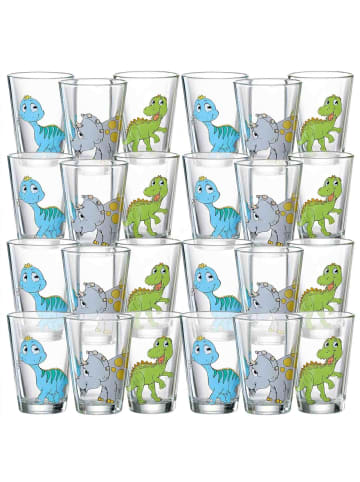 Ritzenhoff & Breker 24er Set Kindergläser Dino 200 ml bunt in bunt