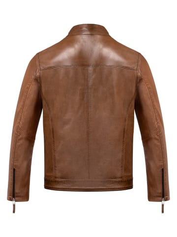 Amaci&Sons Lederjacke CICERO in Cognac