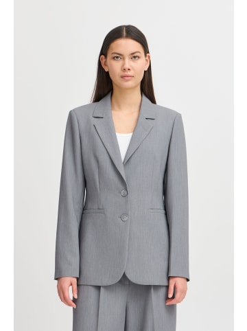 ICHI Blazer IHSARLA Tight fit in Grey melange