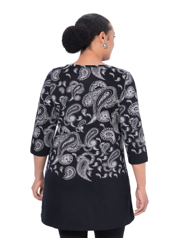 Ulla Popken Longshirt in schwarz