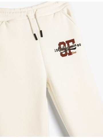 KOTON Sweathose in Ekru