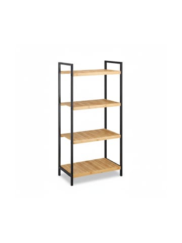 relaxdays Bambusregal in Natur - (B)50,5 x (H)97 x (T)27 cm