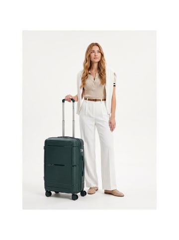 benzi 5899 4 Rollen Trolley M 57 cm mit Dehnfalte grün