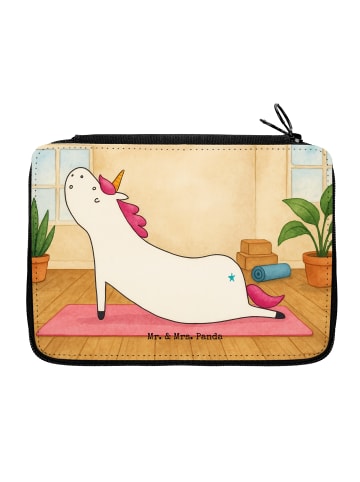 Mr. & Mrs. Panda Federmappe Einhorn Yoga Design ohne Spruch in Weiß