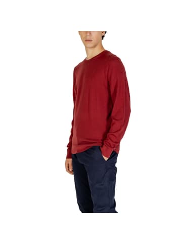Calvin Klein Bordeaux Recycelte Wolle Sweatshirt