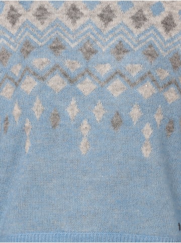 monari Pullover mit Alpaka-Anteil in hellblau hellgrau