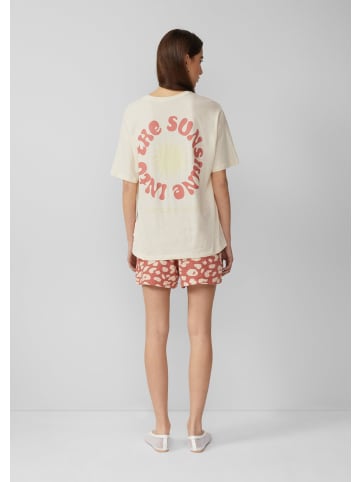 QS T-Shirt in 08D0_helles sand