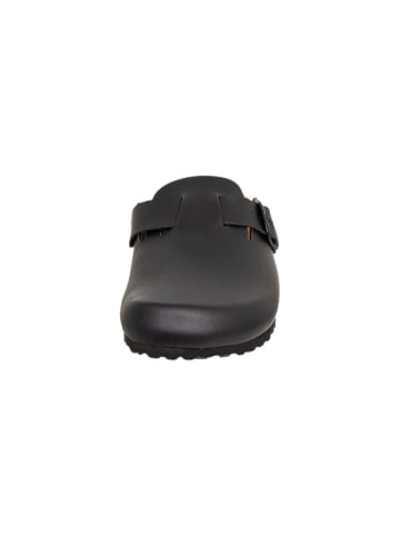 SALIHA Pantoletten Bioline-Pantolette in schwarz in schwarz