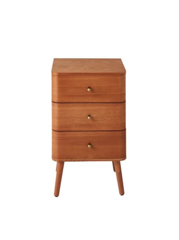 CALICOSY Nachttisch KARL in Helles Holz - (W) 42 x (H) 71 x (L) 35 cm