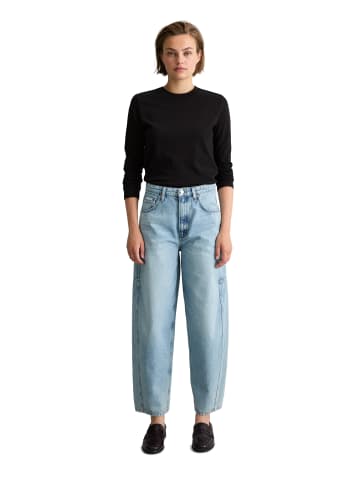 Marc O'Polo DENIM Jeans Model Enni wide barrel cropped in Light Blue