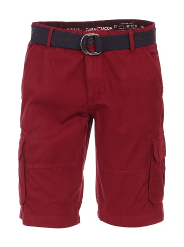 CASAMODA Shorts in Dunkelrot