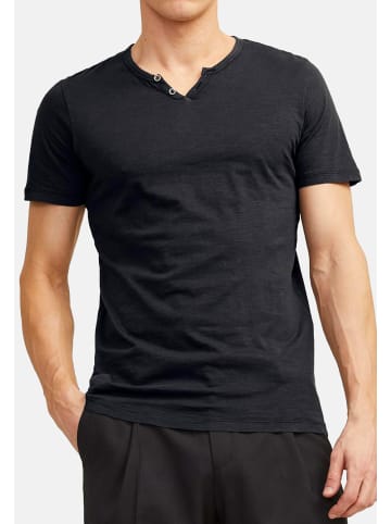 Jack & Jones T-Shirt Split in Schwarz