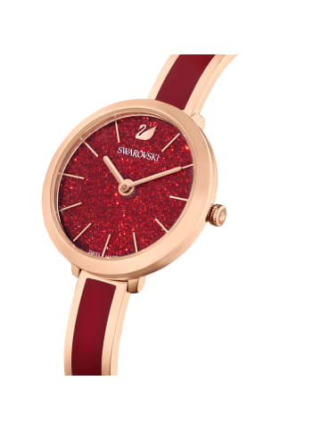Swarovski Analoguhr für Damen in rot