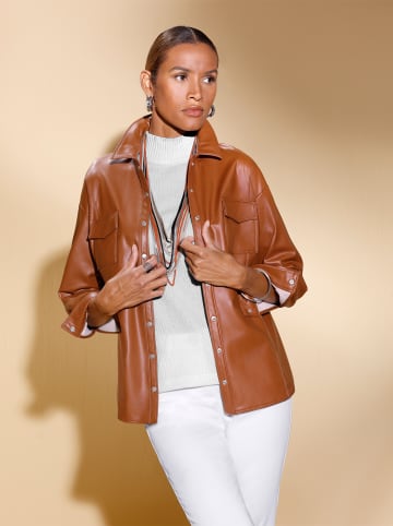 creation L Hemdbluse in cognac