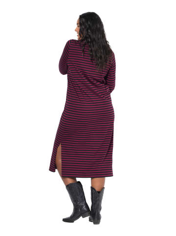 Studio Untold Jerseykleid in weinrot