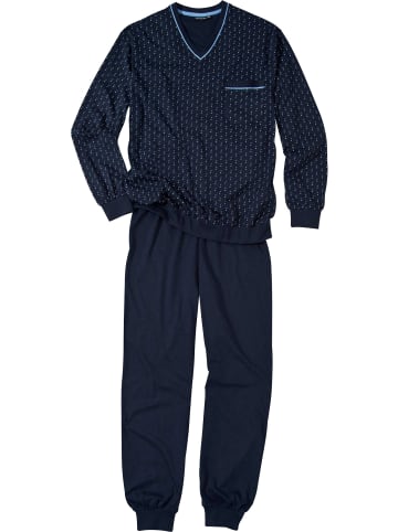 Götzburg Single-Jersey Schlafanzug in marine
