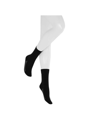 Hudson Socken Dry Cotton klimaregulierend in Black