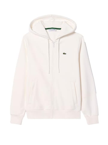 Lacoste Sweatjacke in weiß