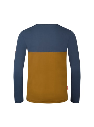 Trollkids Longsleeve Bergen in bronze/blue
