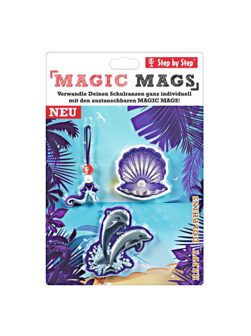 Step by Step Ranzen-Zubehör-Set MAGIC MAGS in Happy Dolphin Nele