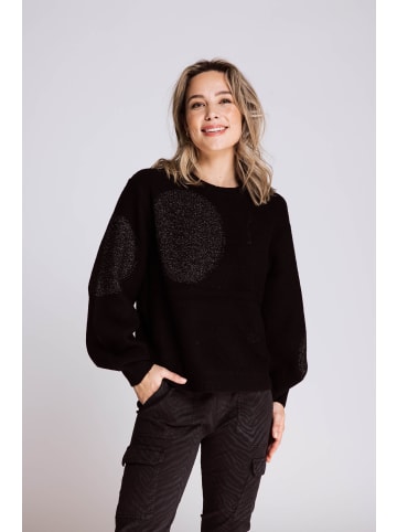 ZHRILL Sweatshirt ZHMAREEN LUREX BLACK in BLACK