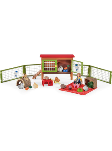 Schleich 72160 - Tierfiguren Farm World - Picknick mit kleinen Haustieren in bunt