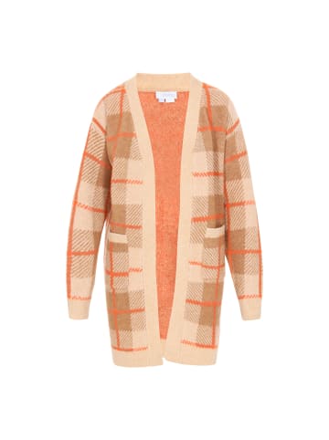 usha BLUE LABEL Cardigan in beige light camel orange