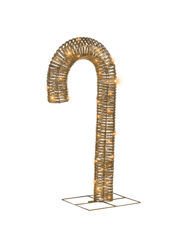 Beliani LED Deko HOLMAVIK in Gold - (W) 33 x (H) 74 x (L) 26 cm