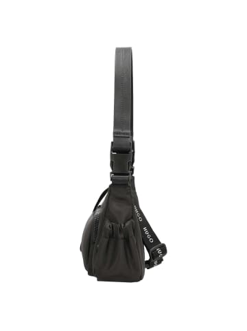 HUGO Women's Bel - Schultertasche 24 cm (black) in schwarz