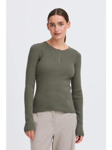 Oxmo Rundhalspullover OXSolray in Grün