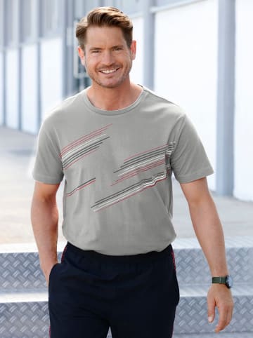 Sieh an! Freizeitshirt in hellgrau-meliert