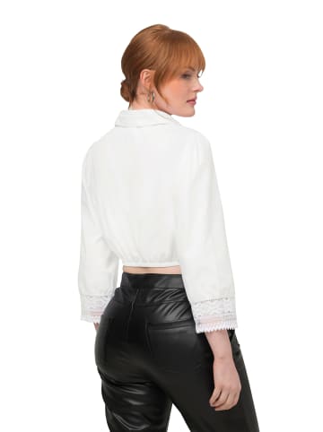 Ulla Popken Bluse in schneeweiß