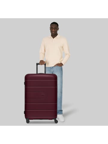 Redolz Essentials 11 4 Rollen Trolley 76 cm mit Dehnfalte in burgundy