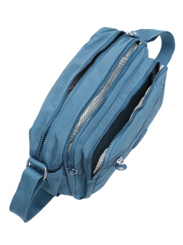 Mindesa Damen Umhängetasche in Denim Blau