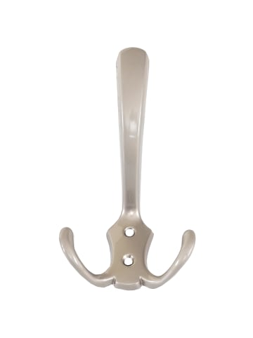 MCW 2er-Set Garderobenhaken D46, Farbe: silber matt