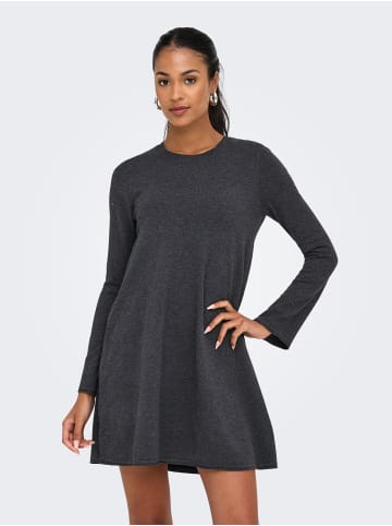 ONLY Strickkleid in Dark Grey Melange
