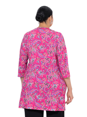 Ulla Popken Longshirt in helles fuchsia