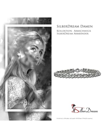 SilberDream 925 Sterling Silber Damen SilberDream Armbänder Glamour ca. 19cm
