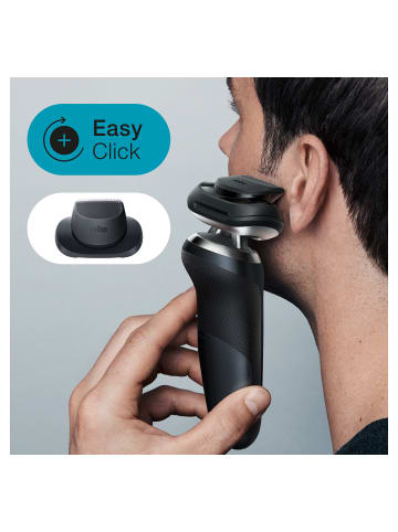 Braun Elektrischer Rasierer für Männer "Series 7 70-N1200s" in Schwarz