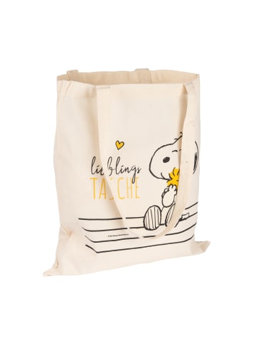 United Labels The Peanuts Stoffbeutel Snoopy - Lieblings Tasche in beige