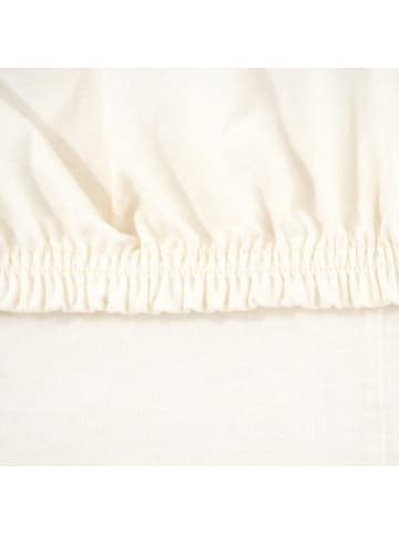 Traumschloss Premium Edel-Jersey Spannbettlaken in schnee