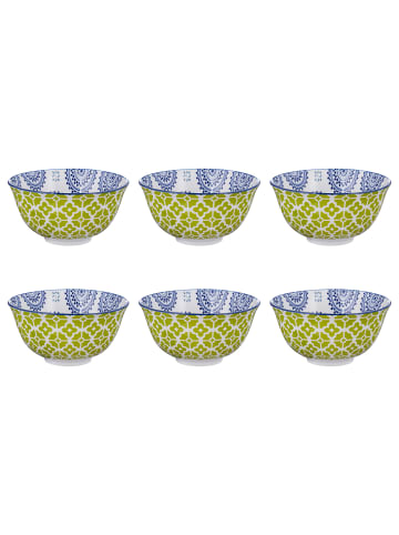 Butlers Butlers Schale ORNAMENTS 6er-Set in Blau